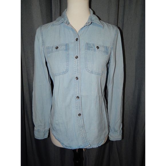 Women's Small Chaps Button Down Shirt - Picture 1 of 3